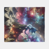 De draak en de sterren fleece deken (Voorkant (Horizontaal))