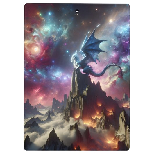 De draak en de sterren klembord (Achterkant)