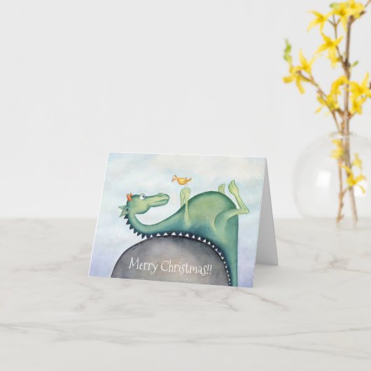 De draak en de vogel kaart (Gele Bloem)