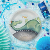 De draak en de vogel papieren bordje (Feest)