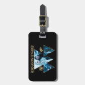 De draak en de Wolf Denerys & Jon Graphic Bagagelabel (Voorkant verticaal)