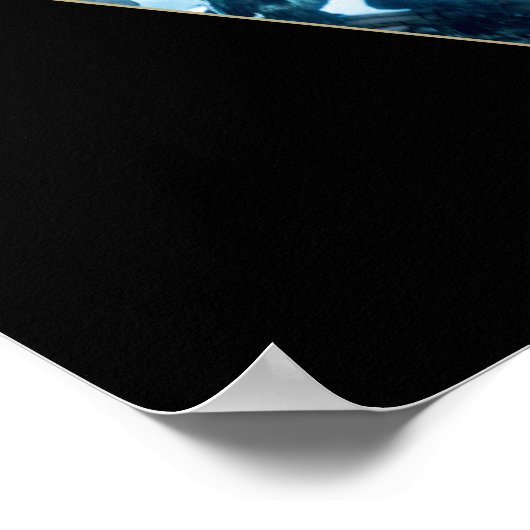 De draak en de Wolf Denerys & Jon Graphic Poster (Hoek)