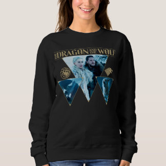 De draak en de Wolf Denerys & Jon Graphic Trui