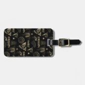 De draak en de Wolfdagen en het Jon Pattern Bagagelabel (Voorkant horizontaal)