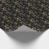 De draak en de Wolfdagen en het Jon Pattern Cadeaupapier (Hoek)