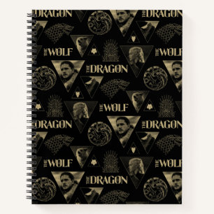 De draak en de Wolfdagen en het Jon Pattern Notitieboek