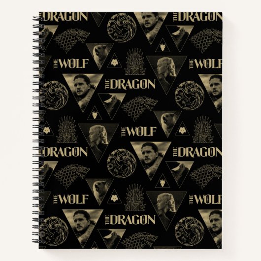 De draak en de Wolfdagen en het Jon Pattern Notitieboek (Voorkant)