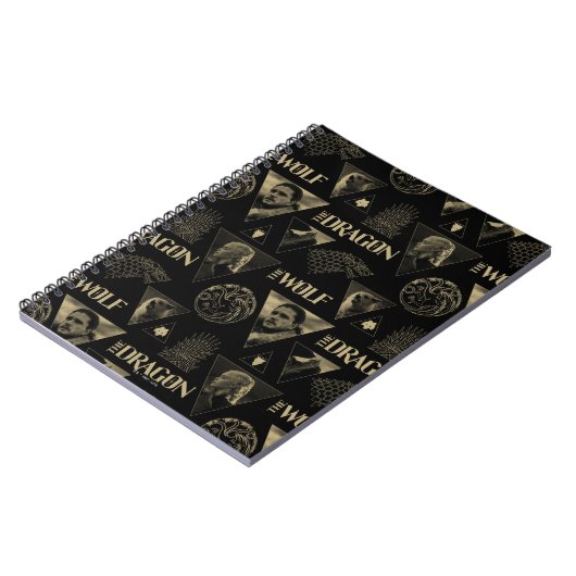 De draak en de Wolfdagen en het Jon Pattern Notitieboek (Linkerzijde)