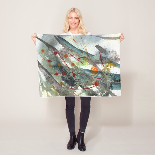 De draak fleece deken (In situ)