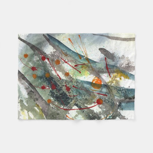 De draak fleece deken (Voorkant (Horizontaal))