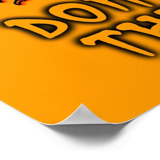 De draak Funny Poster Humor (Hoek)