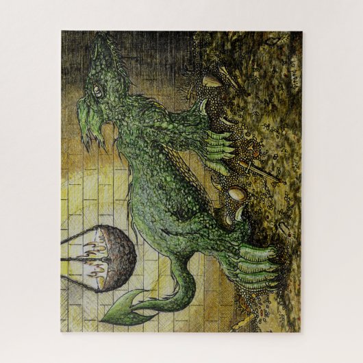 De draak Guardian Legpuzzel (Verticaal)