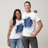 De draak- Handgemaakte kunst T-shirt (Unisex)