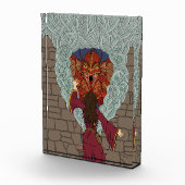 De draak neerzetten fotoblokken (Rechts)