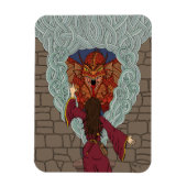 De draak neerzetten magneet (Verticaal)