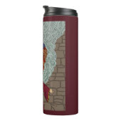 De draak neerzetten thermosbeker (Geroteerd rechts)