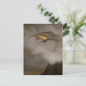 “De draak ontwaakt” van Theodor Kittelsen Briefkaart (Staand voorkant)