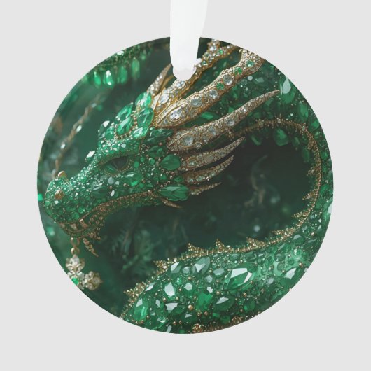 De Draak op Mijn Kerstboom  Ornament (voorkant)