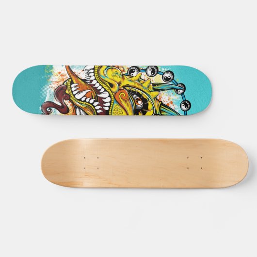 de draak persoonlijk skateboard (Horizontaal)
