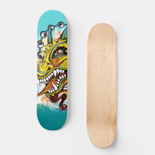 de draak persoonlijk skateboard (Voorkant)