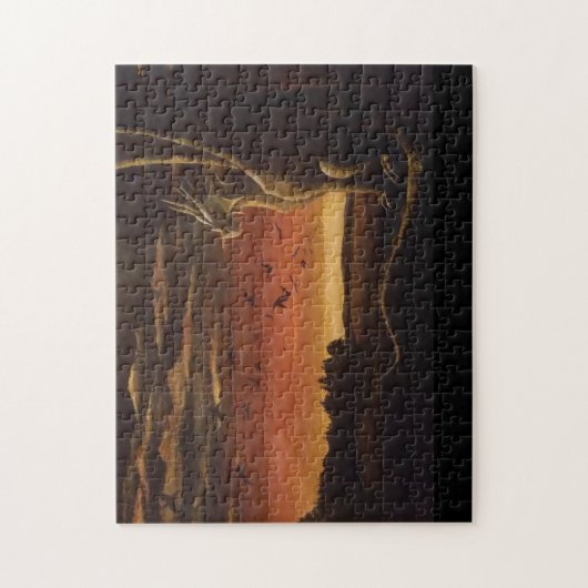 "De draak" Puzzle-by Bethany Boyd. Legpuzzel (Verticaal)