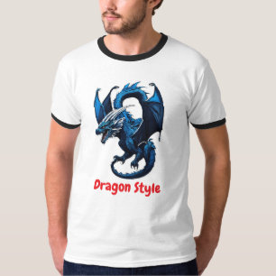 De draak: Skyborne Fury Ringer T-shirt ontwerp