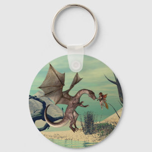 De draak sleutelhanger