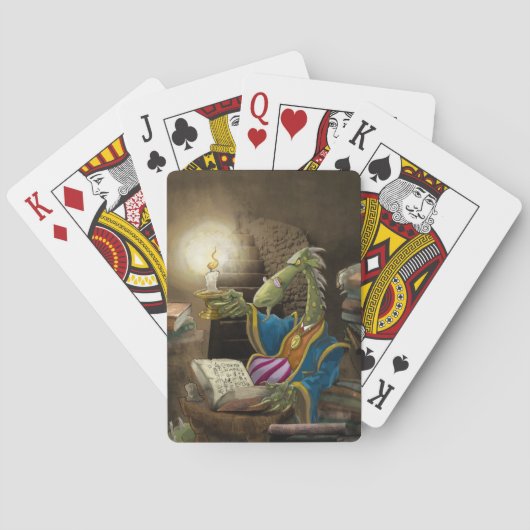 de draak speelkaarten (Achterkant)