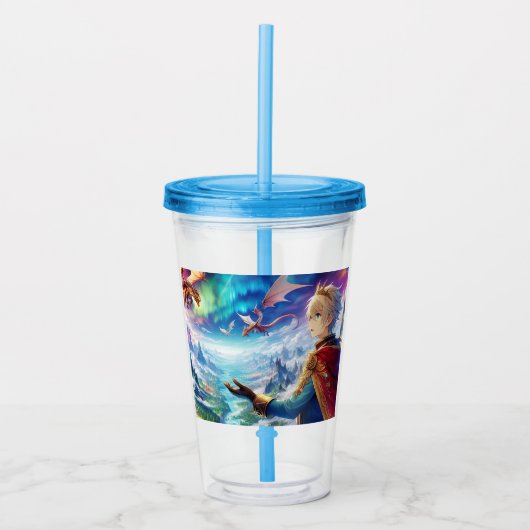 De draak van de prins acryl drinkbeker (Voorkant)