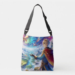 De draak van de prins crossbody tas