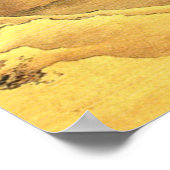 De draak van de rookgordijn van de berg Fuji Poster (Hoek)