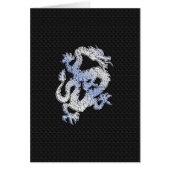 De Draak van de Stijl van het Chroom in Zwarte Sla (Voorkant)