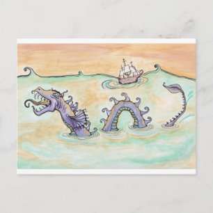 De Draak van het zee Briefkaart