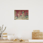 De draak vecht met de dienaren van God Poster (Keuken)