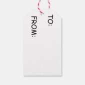 De draden van de kosmos cadeaulabel (Achterkant)