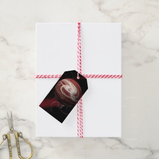 De draden van de kosmos cadeaulabel (Met Touw)