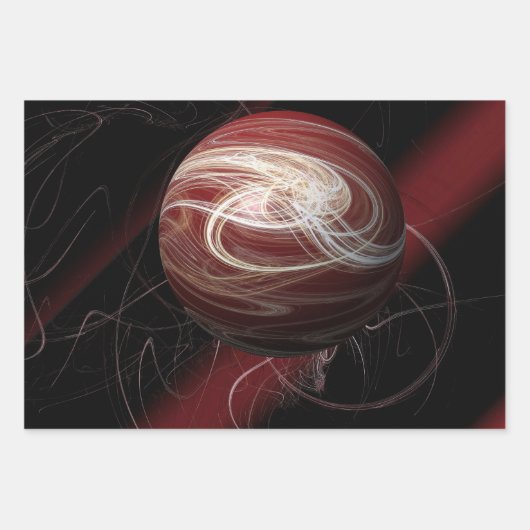 De draden van de kosmos inpakpapier vel (Voorkant 3)