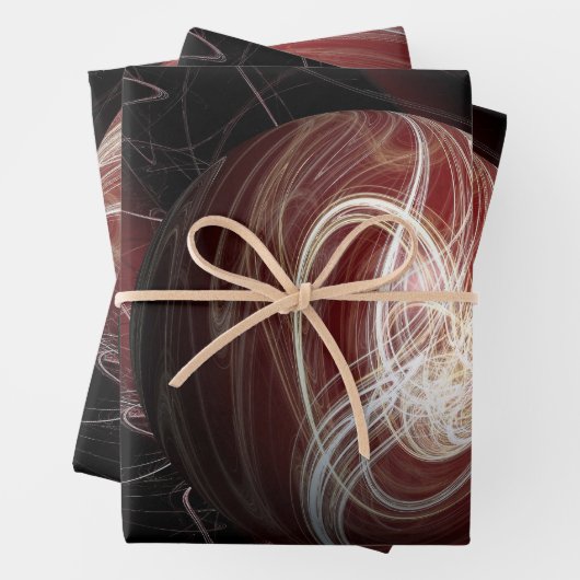 De draden van de kosmos inpakpapier vel (In situ)