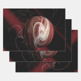 De draden van de kosmos inpakpapier vel