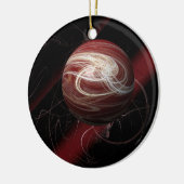 De draden van de kosmos keramisch ornament (Links)