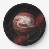 De draden van de kosmos papieren bordje (Voorkant)