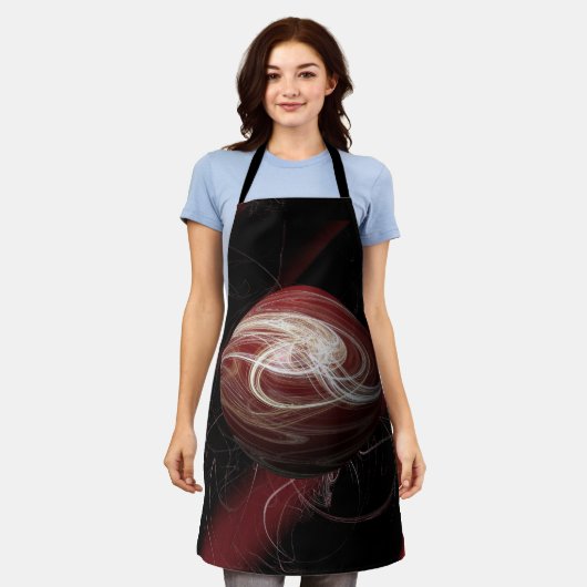 De draden van de kosmos schort (Gedragen)