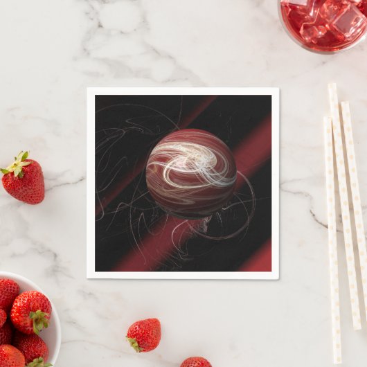 De draden van de kosmos servet (Insitu)