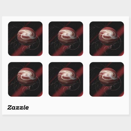 De draden van de kosmos vierkante sticker (Vel)