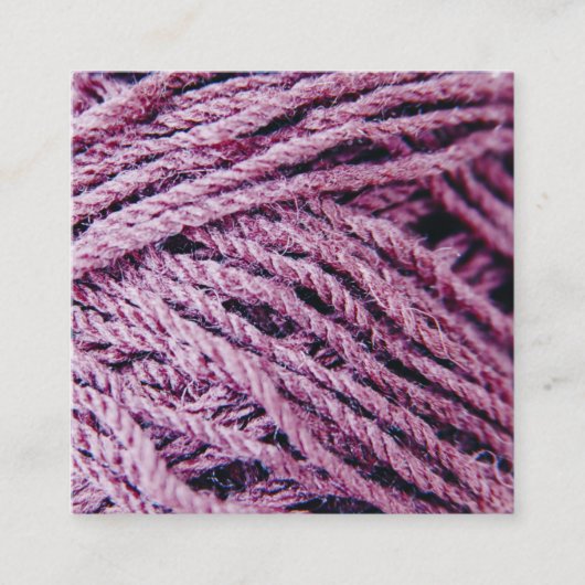 De draden van Yarn sluiten op de foto douane Contactkaartje (Voorkant)