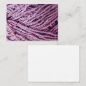 De draden van Yarn sluiten op de foto douane Visitekaartje (Voorkant / Achterkant)