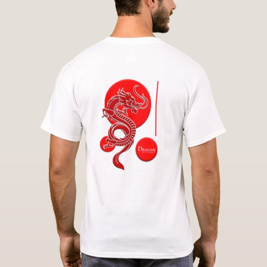 De Dragon Art T-shirt (Achterkant)