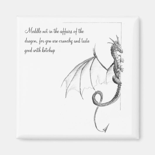 De Dragon Page Magnet (Voorkant)