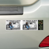 De Dragon Slayer MWM-Bumpersticker Bumpersticker (Op auto)