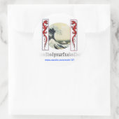 De Dragon sticker van BSN Bodysurfing Apparel (Tas)